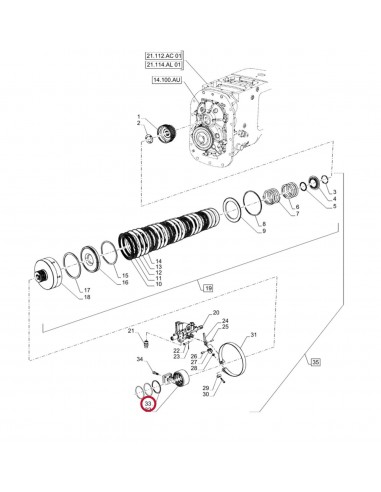Ford New Holland 81809513, 8313283, 313283