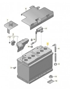 Baterie Pornire 12V 110AH 520A VW-Audi 000915105DL, 000 915 105 DL 2