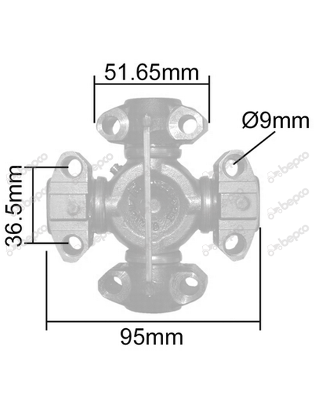 Cruce Cardanica 34x95 mm 25/6403-109