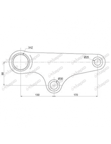 Brat Ridicare Tiranti, Dreapta John Deere L114584, L79947