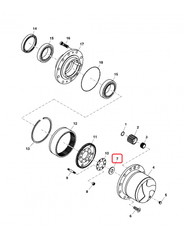 Washer, Friction Disc DANA Spicer 112.06.017.02, 1120601702