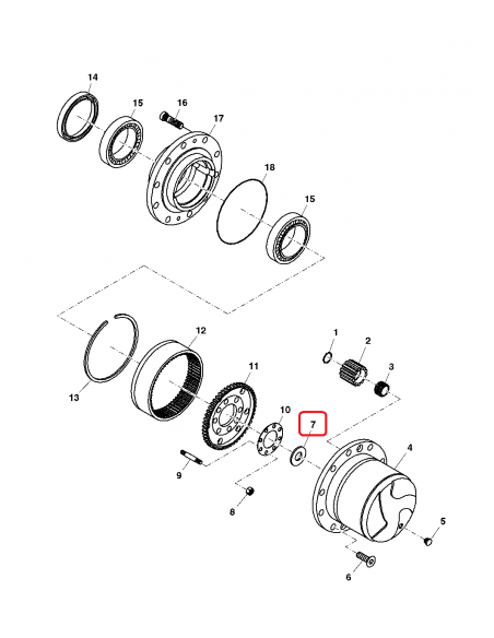 Washer, Friction Disc DANA Spicer 112.06.017.02, 1120601702