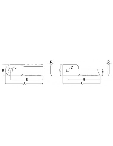 Cutit Tocator 50x173 mm Z55610