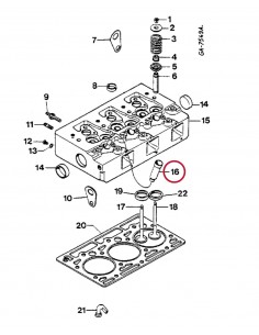 Injector Sleeve 11 mm 3132025R1, 3137025R1 2