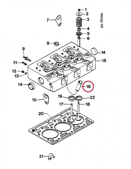Palnie Injector 11 mm 3132025R1, 3137025R1