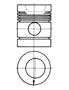 Piston cu Segmenti STD 98.48 mm 91118600