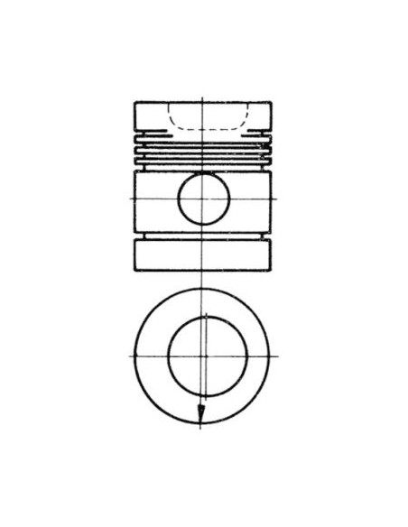 Piston cu Segmenti STD 98.48 mm 91118600