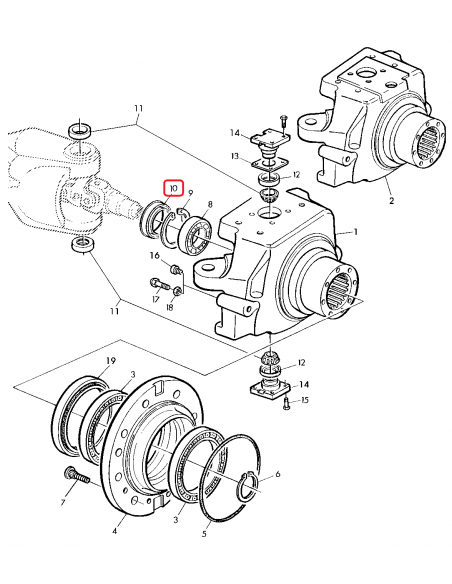 66x91x14.7 mm John Deere AL154056, 0734319666
