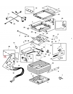 Actuator Suspension ActiveSeat John Deere RE165499 2