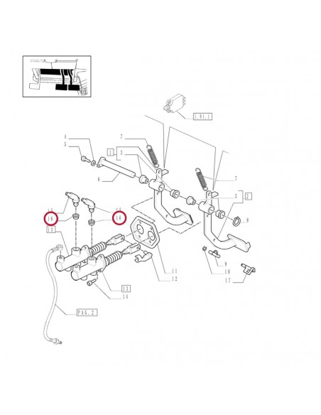 Garnitura 22.2x13 mm 5181447, 82021083, 9966201, 9970261