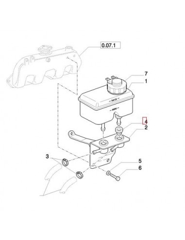 Gasket, Rubber Sleeve 22.2x13 mm 5181447, 82021083, 9966201, 9970261