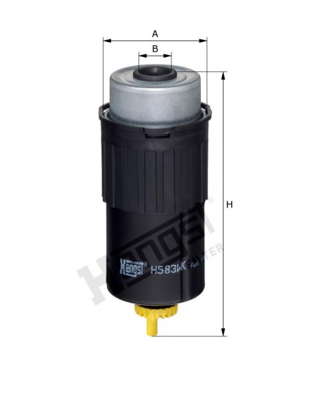 Filtru Combustibil H583WK, 5802082703, 504107584