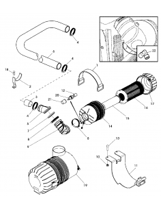 Filtru Aer Principal Hifi SA17234, P783730, Manitou 563416, 85814174 2