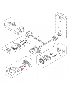Connector Electric Terminal John Deere R104919, AT339838 2