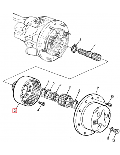 Ring Gear, MFWD Z-56/98 L110235, L79729, 04415068, F308300021120, F308.300.021.120, 4475304079, 4475.304.079 2