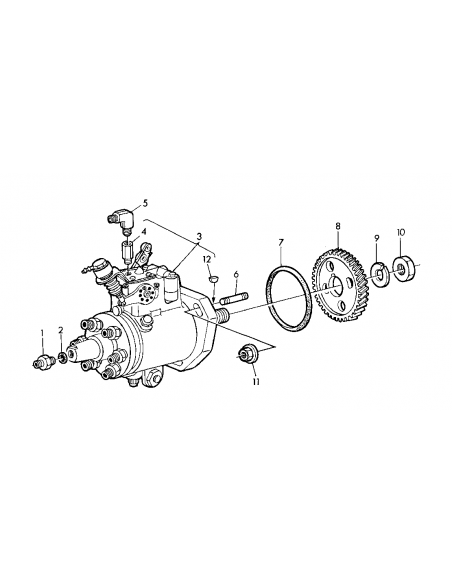 Cap Hidraulic Pompa Injectie John Deere AR101136, Stanadyne DM4627-3967, 32226