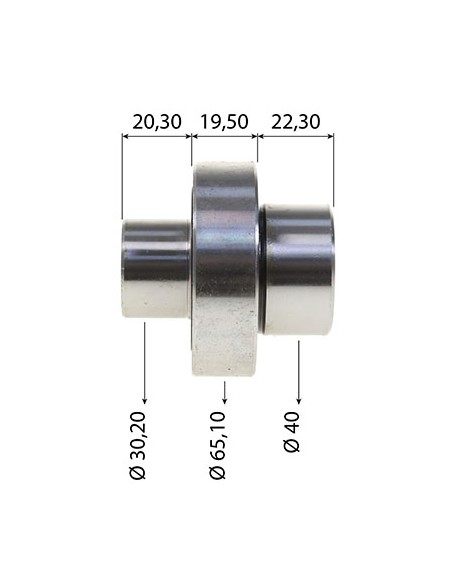 Pivot Ø 30.20x40x65.10 mm Q6450-14