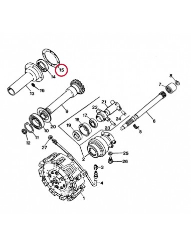 Garnitura Case-IH 3134518R1, 3057294R2, 3134552R1