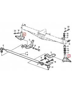 Fuzeta Roata 45x168 mm John Deere AZ28787, AZ42483