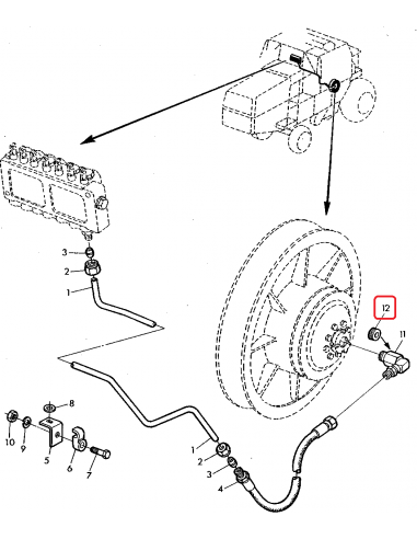 Seal, Variable Cylinder Ø 4x10x4 mm Claas 0002130600, 0006302110, 0006302111, 30211.1