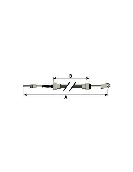 Cablu Ambreiaj 1480 mm 3670604M93, 3670604M95, 3670604M96, 4206156M91, 4206456M91