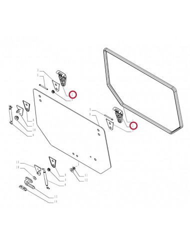 Balama Usa, Stanga Dreapta, Superioara Inferioara 87700818, 87620477