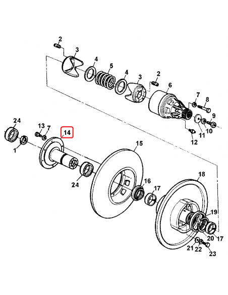 Hub John Deere CQ06813