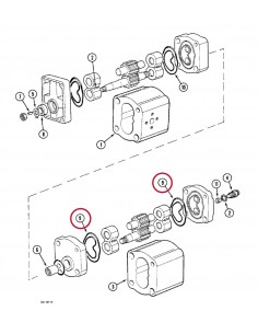 O-Ring Hydraulic Pump CASE IH 3230865R1