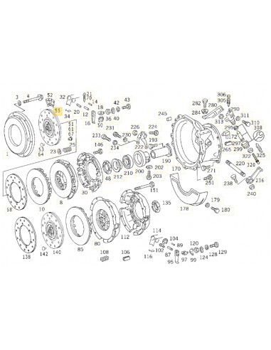 Disc Ambreiaj Ø 310 mm 26x32 mm Z-10