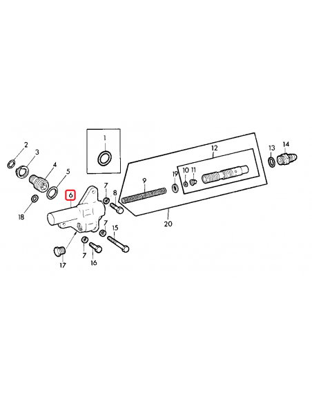 Carcasa Valva Presiune John Deere R39273, R66083