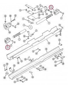 Coupling, 4WD, Z-21 Case IH 90031C1, 90031C2 2
