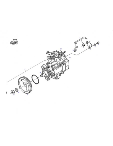 Pump, Fuel Injection 0460426220, F312200710060, VE6/12F1150R534,  12272019, 1227017