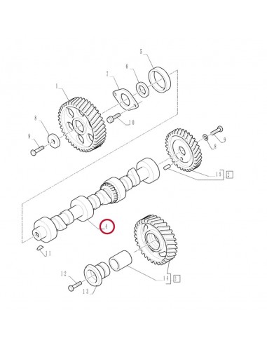 Ax Cu Came CNH 84157724, 81876605, 87802140, 87802900