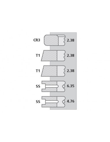 Piston Ring Ø 98.00-2.38x2.38x2.38x6.35x4.76 mm Leyland AHM9014, 98800102, 98/800102,