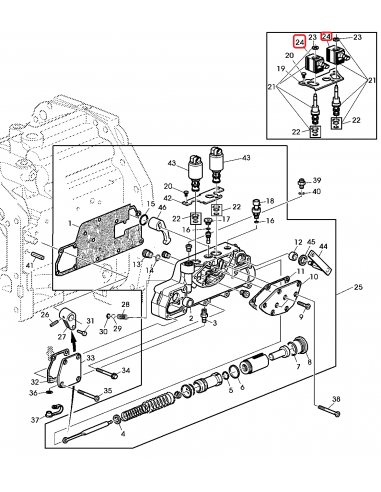 John Deere RE153687, Waterman I2SMR, 12SMR, 12VDC 14W