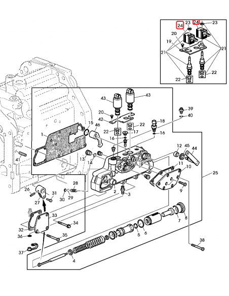 John Deere RE153687, Waterman I2SMR, 12SMR, 12VDC 14W