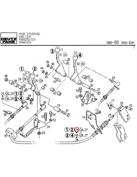 SDF Same Deutz Fahr 04389033, 4389033,