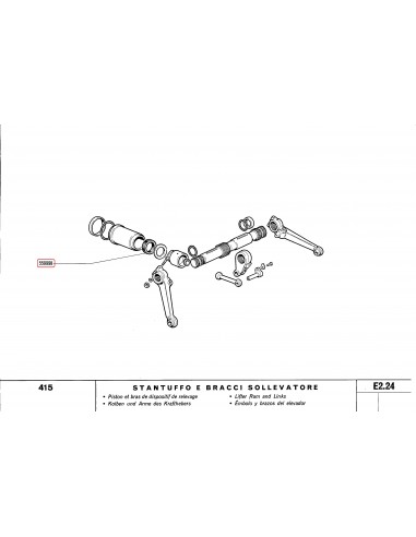 Garnitura Piston Cilindru Hidraulic, Monobloc 65x85x10 mm Fiat 559998