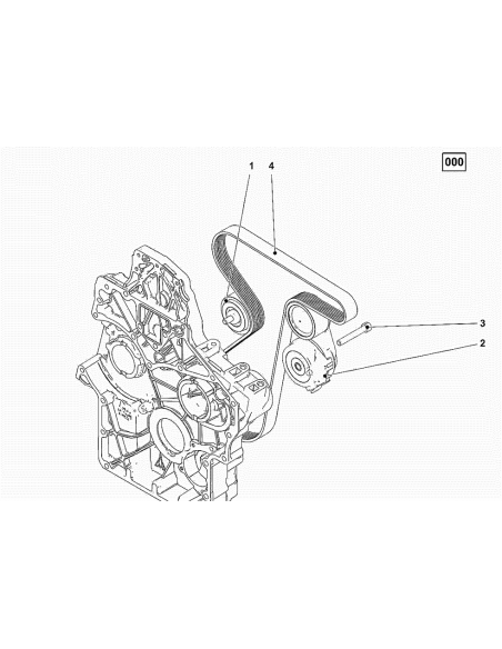 Tensioner, Belt Deutz 04123999, 4123999, APV2745