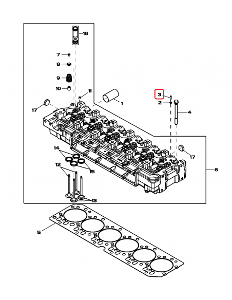 Bushing Ø 4x6x20 mm John Deere R521544
