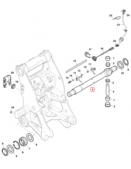 Ax, Tiranti Lateral John Deere R171692