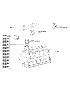 Bucsa Ax Came 48 mm Ford New Holland 47737194, 8826317, 8826318, 8826319, 8829580, 8829581, 8829582 2