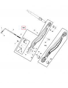 Brat Tirant Dreapta Cat. 3 John Deere RE292113, RE164544 2