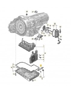 Pipe, Oil Sump 25x139 mm AUDI 0CK325107D, 0CK325107E, 0CK325107F 2