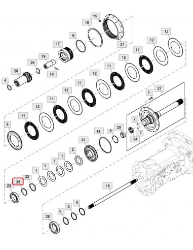 Inel Siguranta 57.53x60.33x9.53x4.75 mm John Deere YZ91380