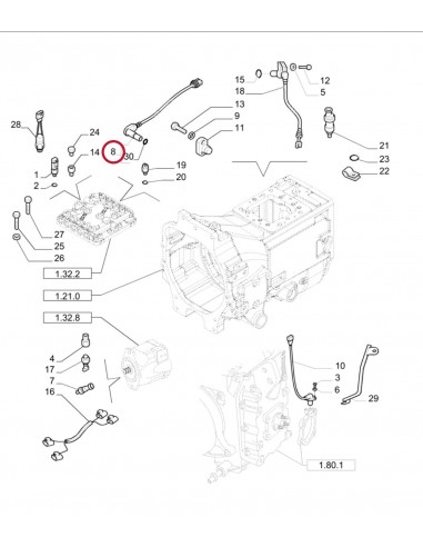 Case-IH, Fiat, Ford New Holland, Steyr 87564761, 5163536, 5173143,