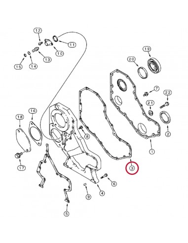 Cummins 3918673, J918673, 1484039, 75288008, 76193197, 76193197
