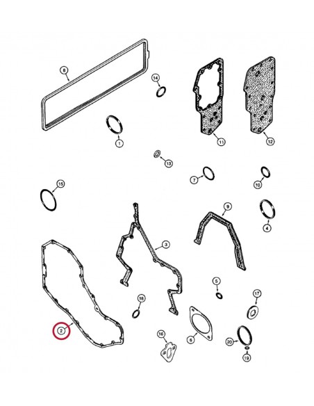 Cummins 3918673, J918673, 1484039, 75288008, 76193197, 76193197