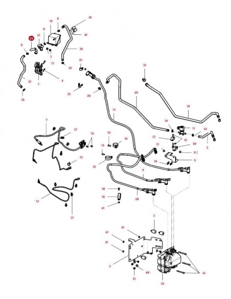 Hose Massey Ferguson ACW0340470