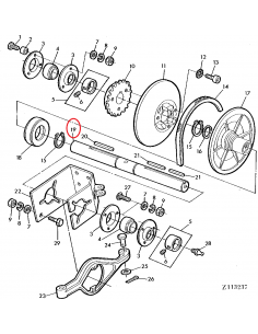 Ax Variator Vant 35x360 mm John Deere Z46372 2